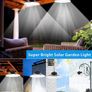 Dimmable Solar Shed Light for Indoor/Outdoor,Sheersexykiss 1200LM Solar Pendant Lights with Remote,IP65 Waterproof Motion Sensor Solar Powered Wall Lights for Garden/Garage/Balcony/Barn/Gazebo/Patio Image 4