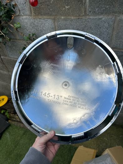 Brand New 13 Inch Chrome Vintage Hubcaps Set of 4