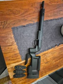 Krg Bravo Chassis Black For Tikka T1x