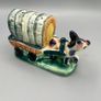 Vintage Horse Drawn Covered Wagon Salt & Pepper Shakers Image 4
