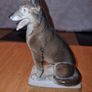 Vintage Porcelain Dog Figurine Image 2