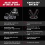 FREE EXPRESS SHIPPING Beast Gear Skipping Rope, Steel Speed Fitness Jump Ropes, Lightweight and Adjustable Workout Equipment for Jumping, MMA, HIIT Workout Image 3