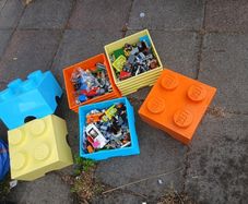 lego box and lego