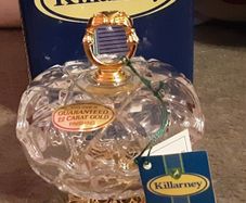 vintage boxed killarney crystal