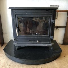 Stove and plinth