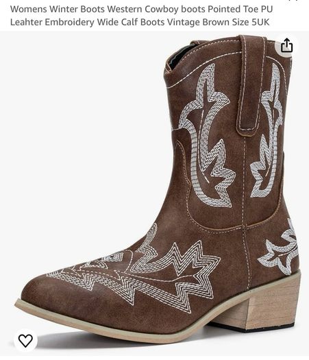 Women's Cowboy Boots ankle size 5