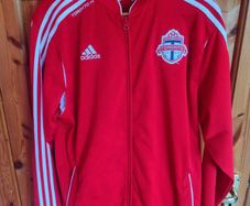 Adidas Men's Toronto Football Club Large Red Jacket Climalite