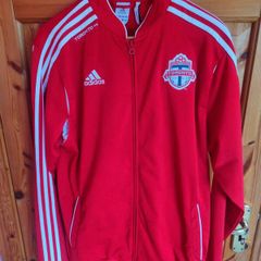 Adidas Men's Toronto Football Club Large Red Jacket Climalite