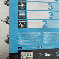 Panel underlay 3mm 10m2 aqua stop / soundproof