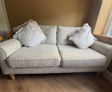 2 x three seater sofa and 1 x armchair