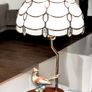 Lovely Tiffany style lamp with glass shade Image 2