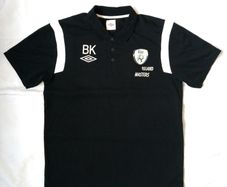 REpublic of Ireland 2011 / 12 Football Polo Shirt Umbro (L) Team Issue BK [Fair]