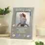 Personalised Blooming Lovely 4x4 Glitter Photo Frame Image 2
