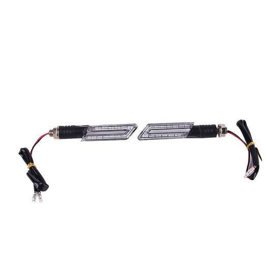 2x 15 LED Motorcycle Indicators Signal Light Indicator Black