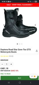 Daytona Road Star GTX Size 9   alpinestars
