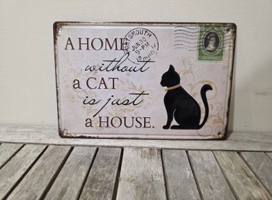 Cat Home Sign