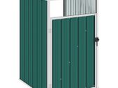Garbage Bin Shed Green 72x81x121 cm Steel