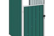 Garbage Bin Shed Green 72x81x121 cm Steel