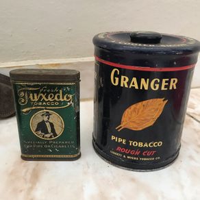 Antique Tobacco tins X2