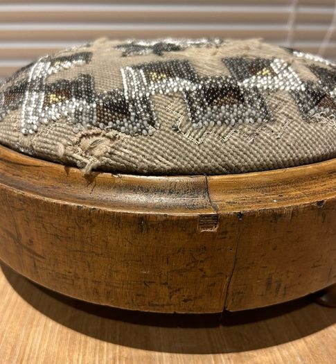 Antique Victorian Ladies Footstool