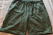 Green Cotton shorts