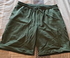 Green Cotton shorts