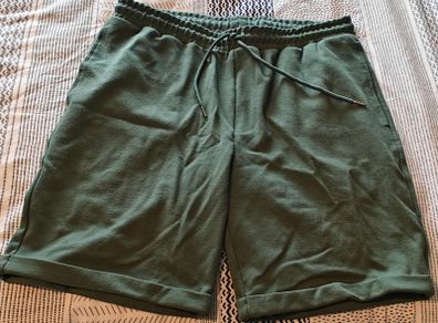 Green Cotton shorts