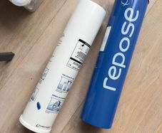 Repose Single mattress overlay with manual pump