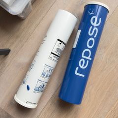 Repose Single mattress overlay with manual pump