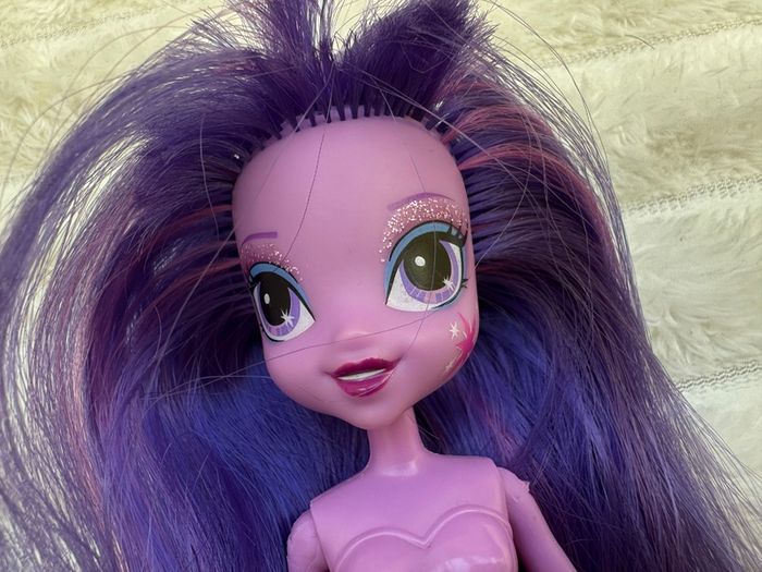 My Little Pony G4 Twilight Sparkle Original Series Equestria Girl Doll approx. 21 cm. Used Please see photos
