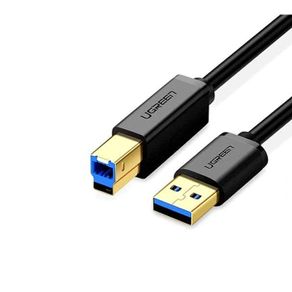 Ugreen 30753 Usb 3.0 Am To Bm Print Cable 1m Black