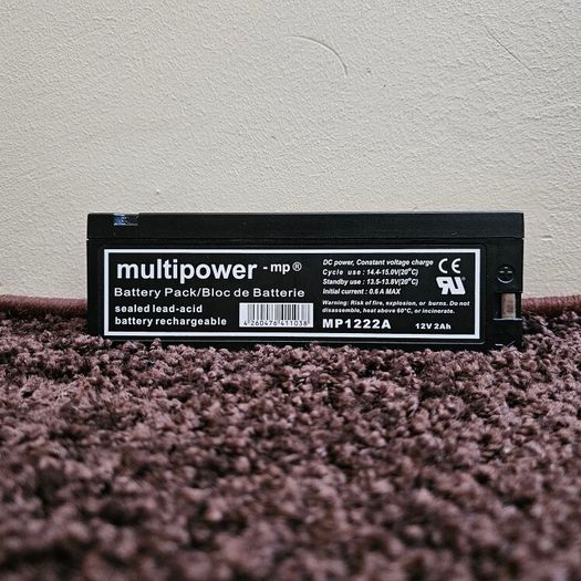 MP1222A 12v 2Ah battery (2 available)