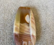 Chunky Vintage Onyx Ashtray
