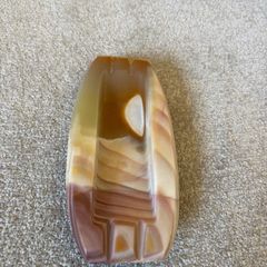 Chunky Vintage Onyx Ashtray
