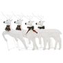 Christmas Reindeers 4 pcs White 80 LEDs Image 3