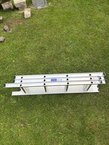 ABRU Werner 3-section aluminium extension ladder