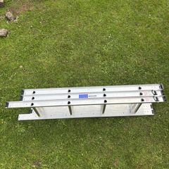 ABRU Werner 3-section aluminium extension ladder
