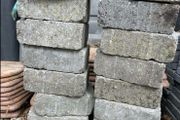Grey paving edge brick for trim/ pavement/ path