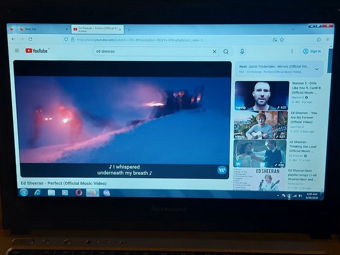 Lenovo Ideapad U350, Model 2963, Intel Core 2 Solo CPU U3500, 1.4GHz, 4GB Ram, 230GB SSD,  Windows 7 professional 32 bit, Opera, Firefox, Chrome and VLC