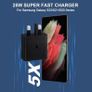 USB C Fast Charger,25W Samsung Fast Charger Plug,USB C Charger Plug Compatible Samsung Galaxy S23/S23+/S23 Ultra/S22/S22+/S22 Ultra/S21/S20/Note 20/Note 10/Z Flip4/Z Fold4 Image 2