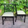 Mid-century pair of chinese chippendale chairs Image 2