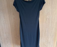Black dress with low back size 8