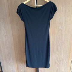 Black dress with low back size 8