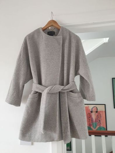 Massimo Dutti Wool Rich Coat Size Medium