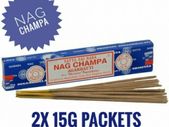 Satya Sai Baba NAG CHAMPA Agarbatti Incense 15g 2x Packets best selling