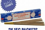 Satya Sai Baba NAG CHAMPA Agarbatti Incense 15g 2x Packets best selling