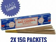main image for ad Satya Sai Baba NAG CHAMPA Agarbatti Incense 15g 2x Packets best selling