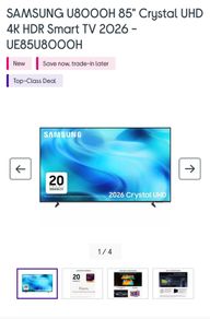 85 inch samsung Tv