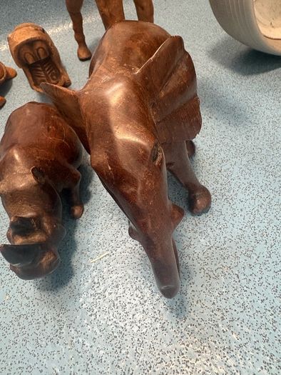 Wooden animals