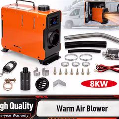 8Kw Diesel Air Heater 12V 8000W Bluetooth All-on-one Diesel Heater with LCD Switch Parking Heater for Truck Trailer Camper Van  Power supply extra 30 euro